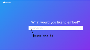 twitter widget to blogger blog-embedded