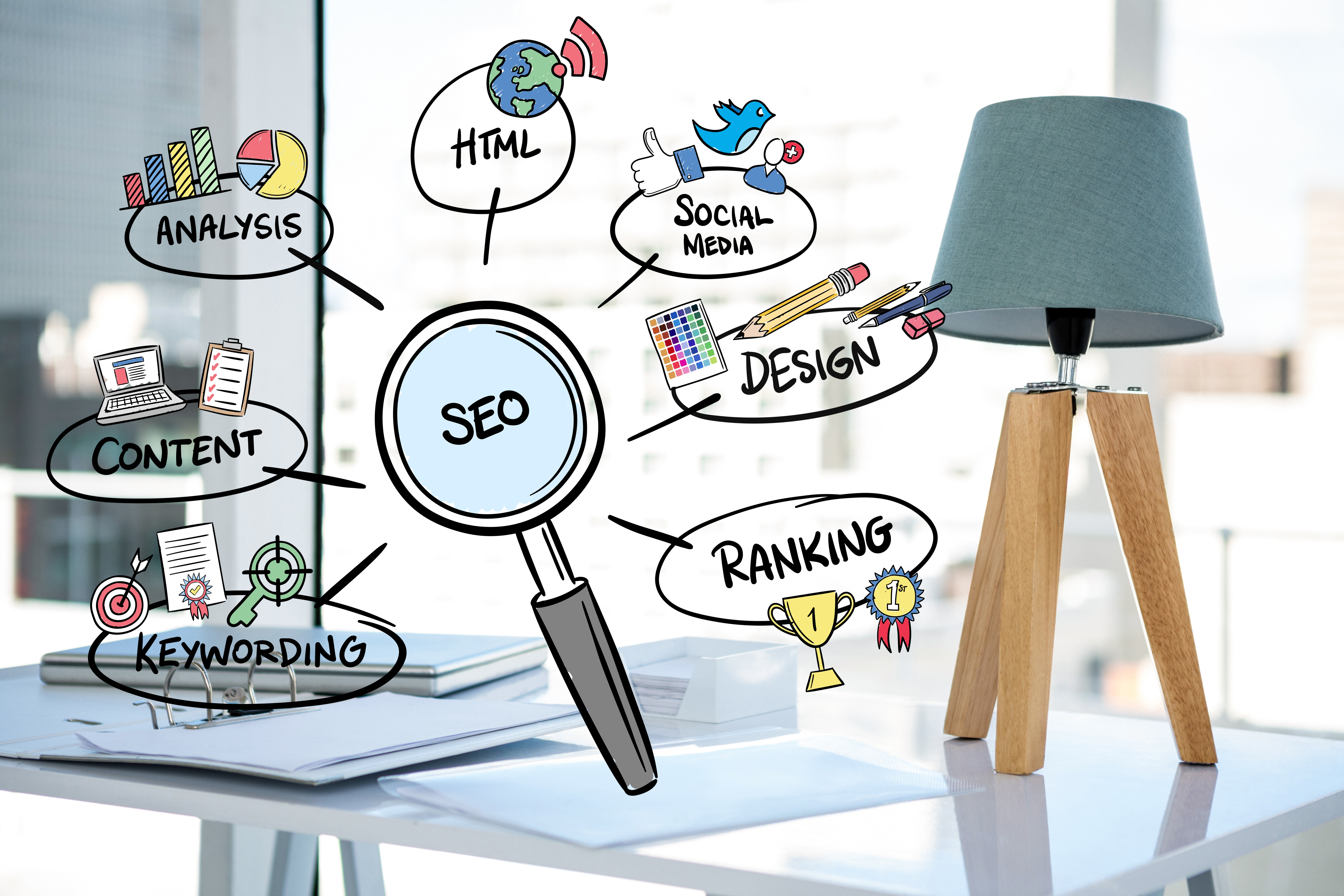 An image of SEO concepts to learn SEO step by step