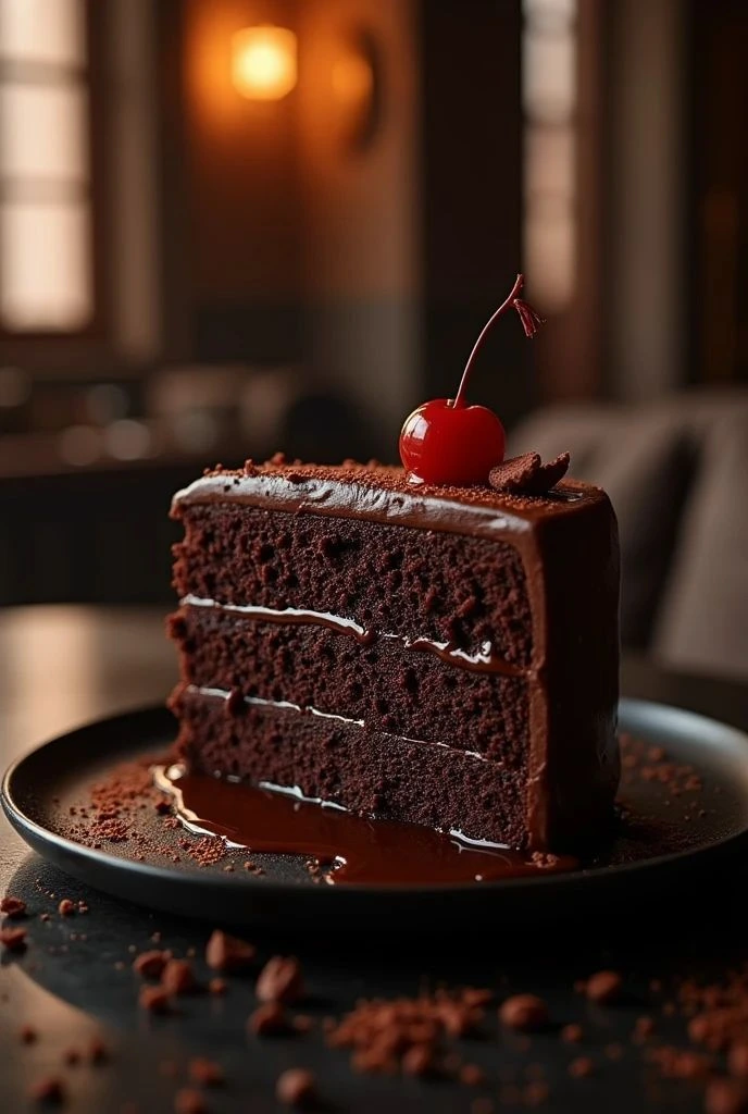 An elegant Italian classic double cake Brew haven cafe